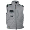 GILET POLIESTERE GRIGIO/NERO 52        POLAR COFRA