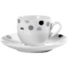 TAZZA CAFFE PORCELLANA POIS      Pz 6 PASSIONECASA